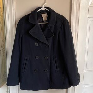 LL Bean Wool Peacoat